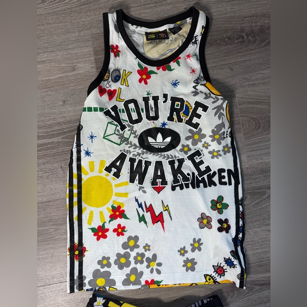 Vintage Adidas x Pharrell Williams Sleeveless T-shirt Tank Top Jersey